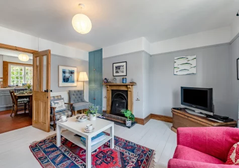 The living room at Sea Thrift, Aberdovey