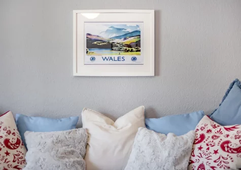 The living room at Sea Thrift, Aberdovey