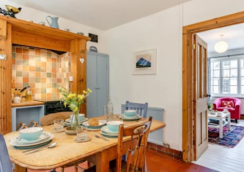 The kitchen & dining area at Sea Thrift, Aberdovey