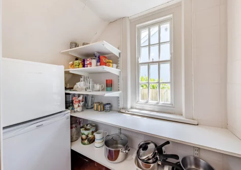 The utility cupboard at Sea Thrift, Aberdovey