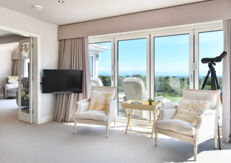 The cosy snug at Seabreeze, Abersoch