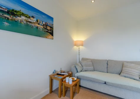 The living area at Seabreeze, Penally