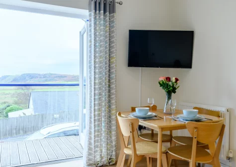 The dining area at Seabreeze, Penally