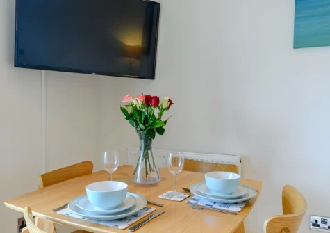 The dining area at Seabreeze, Penally
