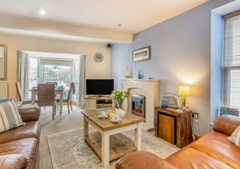 The living area at Seacove, Saundersfoot