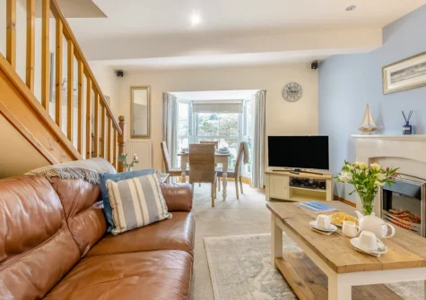 The living area at Seacove, Saundersfoot