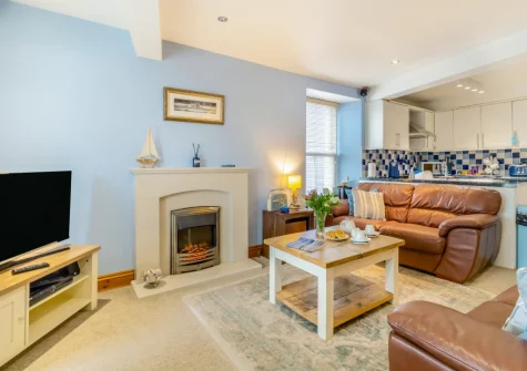 The living area at Seacove, Saundersfoot
