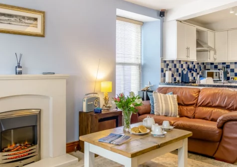 The living area at Seacove, Saundersfoot