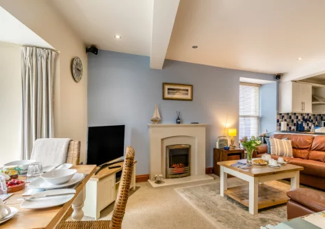 The dining area at Seacove, Saundersfoot