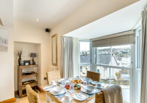 The dining area at Seacove, Saundersfoot