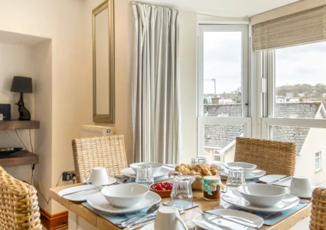 The dining area at Seacove, Saundersfoot