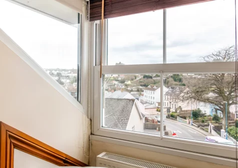 The view from bedroom #1 at Seacove, Saundersfoot