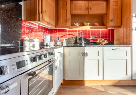 The kitchen at Seaglass, Little Haven