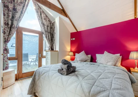 Bedroom #1 at Seaglass, Little Haven