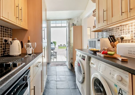 The kitchen at Seashells, Saundersfoot
