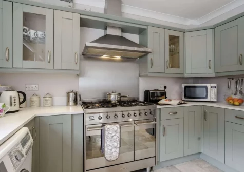 The kitchen at Skerry Back, Saundersfoot