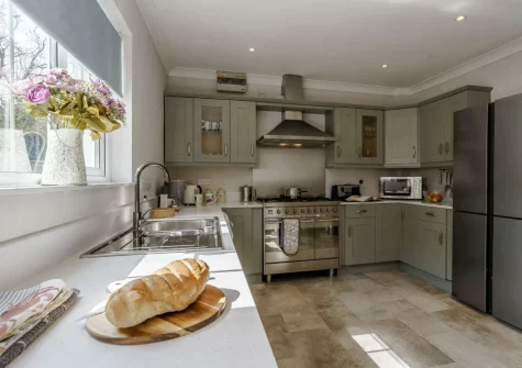 The kitchen at Skerry Back, Saundersfoot