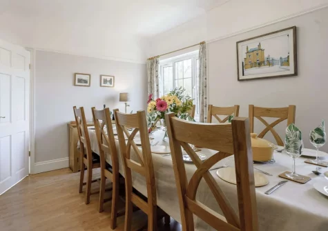 The dining room at Skerry Back, Saundersfoot