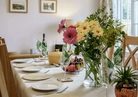 The dining room at Skerry Back, Saundersfoot