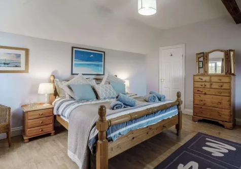 Bedroom #1 at Skerry Back, Saundersfoot