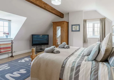 Bedroom #1 at Skerry Back, Saundersfoot