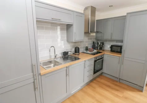 The kitchen at Skokholm Apartment, Tenby