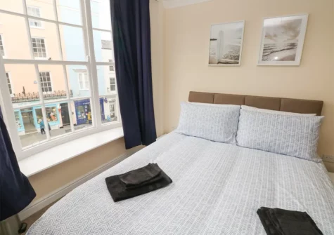 Bedroom #1 at Skokholm Apartment, Tenby