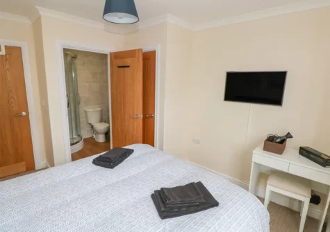 Bedroom #1 at Skokholm Apartment, Tenby