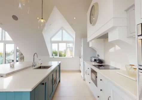 The kitchen at Skylark, Abersoch