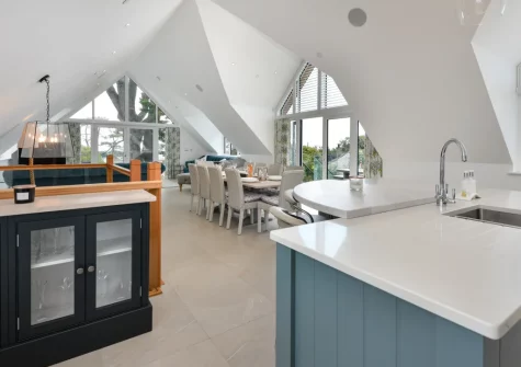 The kitchen at Skylark, Abersoch