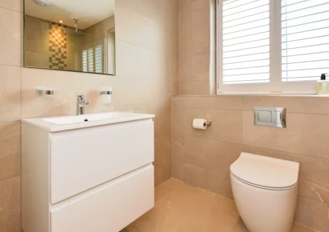 Bedroom #1 en-suite shower room at Skylark, Abersoch