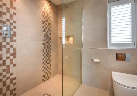 Bedroom #2 en-suite shower room at Skylark, Abersoch