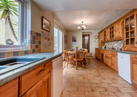 The kitchen & dining area at Somerville, Tenby