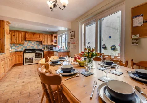 The kitchen & dining area at Somerville, Tenby