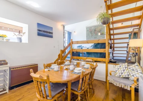 The dining area at Sounds of the Brook, Llanelltyd