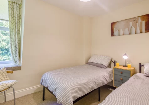 Bedroom #2 at Sounds of the Brook, Llanelltyd