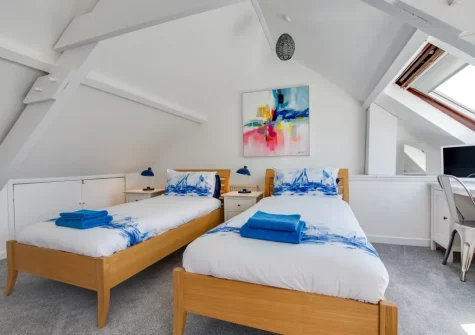 Bedroom #4 at South Beach Cottage, Tenby