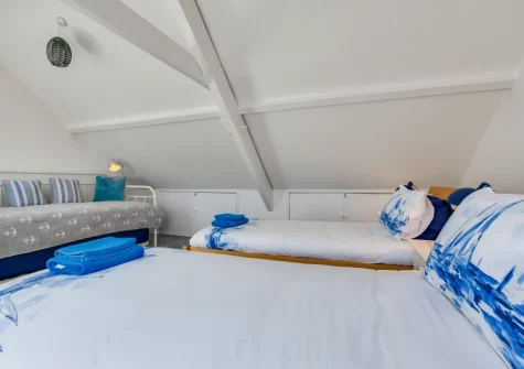 Bedroom #4 at South Beach Cottage, Tenby