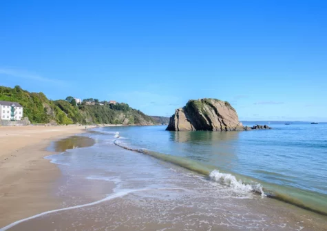 South Beach Cottage is an ideal base for visiting all of Tenby's beautiful golden sand beaches
