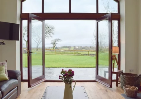 The living area at Southlands Barn, Saundersfoot