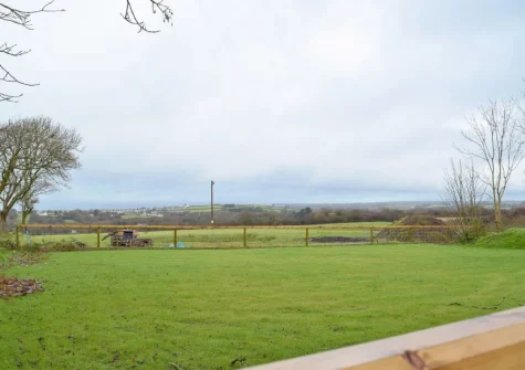 The enclosed lawned garden at Southlands Barn, Saundersfoot