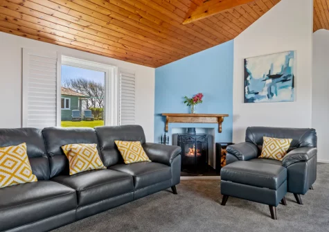 The living room at Southwood Cottage, Newgale