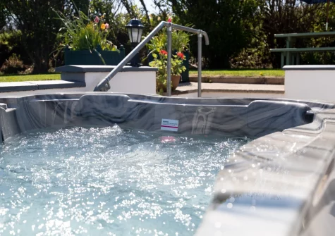 The hot tub at Southwood Cottage, Newgale