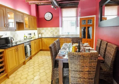 The kitchen & dining area at Sparta Cottage, Tenby