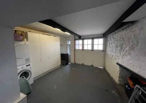 The garage utility room at Sparta Cottage, Tenby
