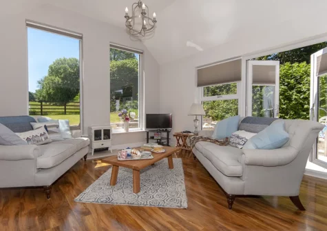 The living area at Spring Meadow, Saint Florence
