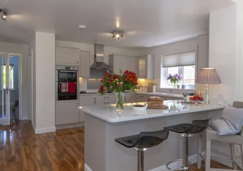 The kitchen at Spring Meadow, Saint Florence