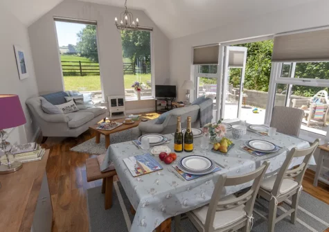 The living & dining area at Spring Meadow, Saint Florence