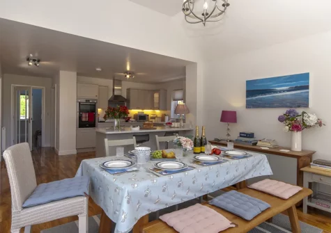 The dining area at Spring Meadow, Saint Florence