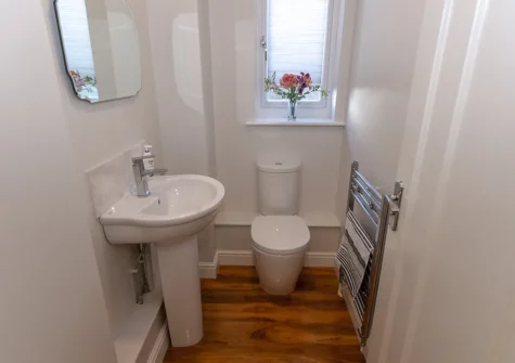 The cloakroom at Spring Meadow, Saint Florence